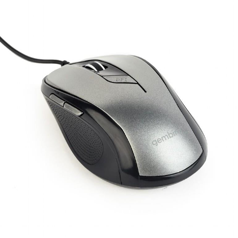 MOUSE USB OPTICAL BLACK/GREY/MUS-6B-01-BG GEMBIRD