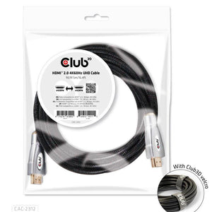 CABLE HDMI TO HDMI 5M/M/M CAC-2312 CLUB3D