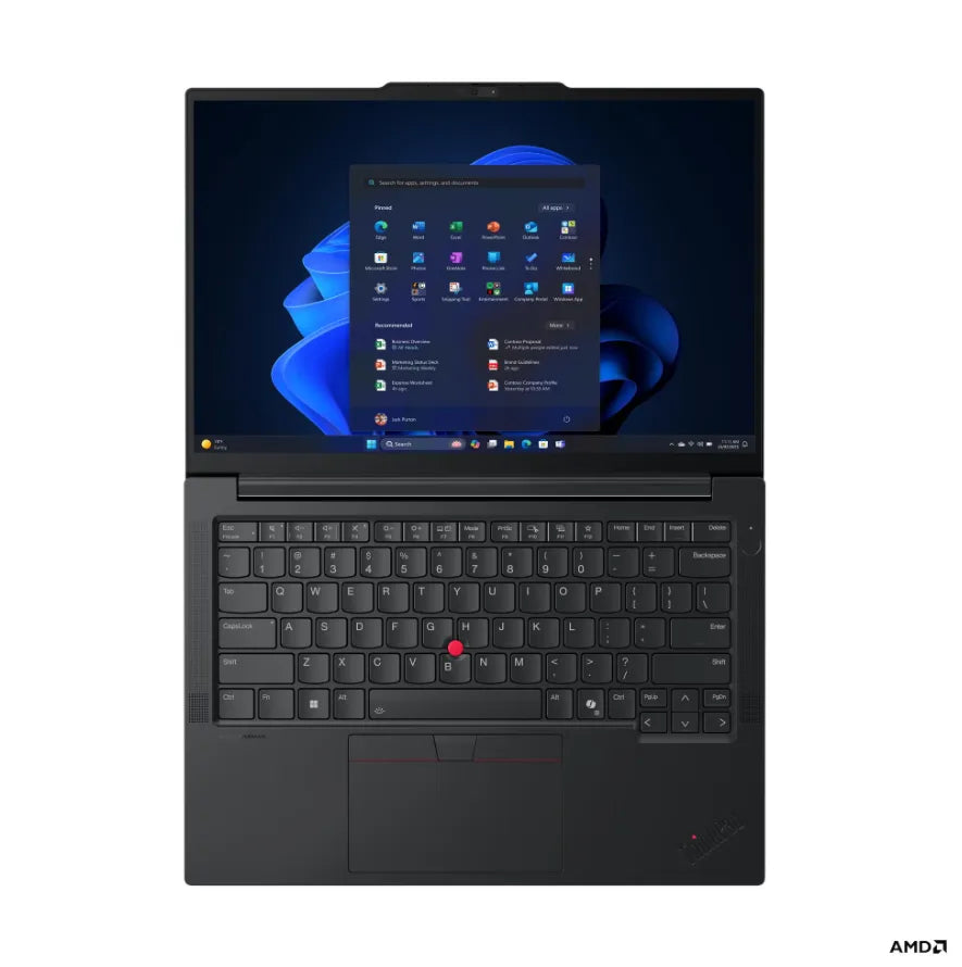 Lenovo ThinkPad E14 G8 AMD | Black | 14 " | IPS | WUXGA | 1920 x 1200 pixels | Anti-glare | AMD Ryzen AI 7 | 345 | 16 GB | SODIMM DDR5 | Solid-state drive capacity 512 GB | AMD Radeon 820M Graphics | Windows 11 Pro | 802.11be | Bluetooth version 5.4...