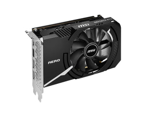 Graphics Card|MSI|NVIDIA GeForce RTX 4060|8 GB|GDDR6|128 bit|PCIE 4.0 8x|GPU 2505 MHz|Single Slot Fansink|1xHDMI|3xDisplayPort|RTX4060AEROITX8GOC