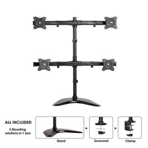 MONITOR ACC DESK MOUNT 10-27"/NM-D335D4BLACK NEOMOUNTS