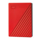 External HDD|WESTERN DIGITAL|My Passport|6TB|USB 2.0|USB 3.2|Colour Red|WDBR9S0060BRD-WESN