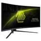 LCD Monitor|MSI|MAG 345CQR|34"|Gaming/Curved/4K/21 : 9|Panel VA|3440x1440|21:9|180Hz|1 ms|Colour Black|MAG345CQR