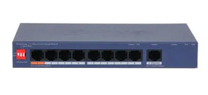 Switch|DAHUA|CS4009-8ET1GT-60|Switch type Managed|Switch layer L2|9xRJ-45 ports|RJ-45 Ports Type Gigabit Ethernet (10/100/1000)|8xFast Ethernet (copper) ports quantity|1xGigabit Ethernet (copper) ports quantity|Power over Ethernet (PoE) Yes|CS4009-8E...
