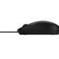 HP 125 USB Wired Mouse, Sanitizable - Black