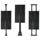 B-TECH AV ADJUSTABLE REAR SCREEN COVER FOR 55" DISPLAYS