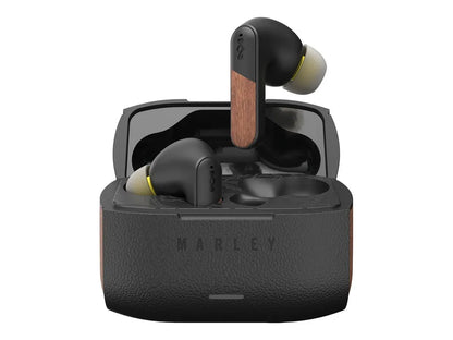Marley Wireless Earbuds | Trenchtown | Built-in microphone | Bluetooth | ANC | Signature Black