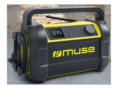 Muse | M-928 BTY | Jobsite Radio speaker | Waterproof | Bluetooth | Wireless connection | Portable | NFC features | Black/Yellow