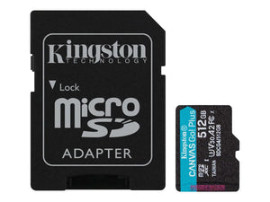 Kingston | Canvas Go! Plus | 512 GB | microSD | Flash memory class Class 10, UHS-I, U3, V30, A2