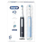 Oral-B | Electric Toothbrush Duo Pack | iO3 Series | Rechargeable | For adults | Number of brush heads included 2 | Number of teeth brushing modes 3 | Matt Black/Ice Blue
