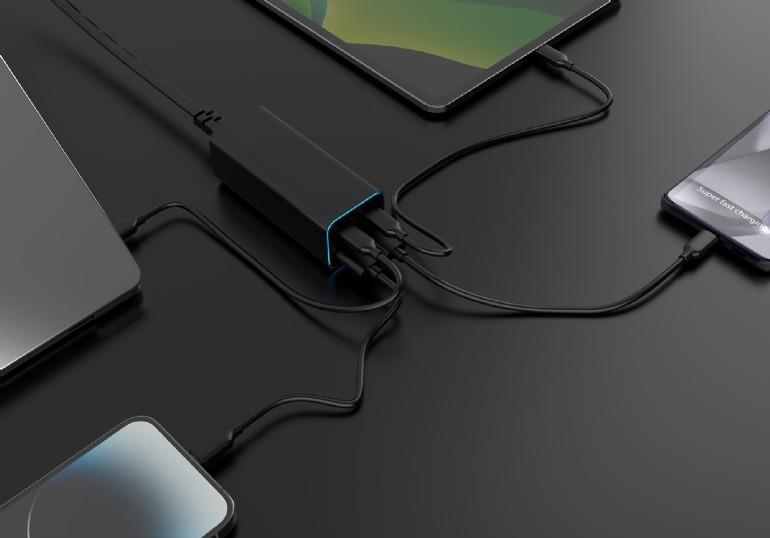 CHARGER USB UNIVERSAL 4P 100W/TA-UC-2A2C-PD100-01-BK GEMBIRD