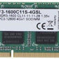 NB MEMORY 4GB PC12800 DDR3/SO F3-1600C11S-4GSL G.SKILL