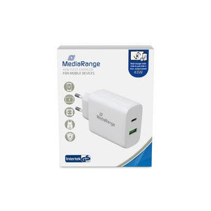 POWER ADAPTER USB/USB-C 43W/FAST MRMA113 MEDIARANGE