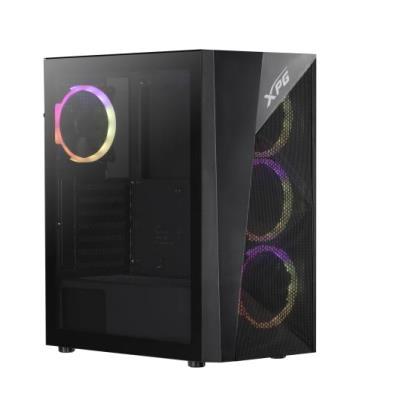 Case|ADATA|XPG LANDER 500|MidiTower|Case product features Transparent panel|Not included|ATX|MicroATX|MiniITX|Colour Black|LANDER5004A-BKCWW