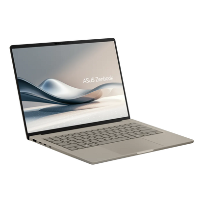 Asus | Zenbook A14 UX3407QA-QD202W | Zabriskie Beige | 14 " | OLED | WUXGA | 1920 x 1200 pixels | Glossy | Snapdragon X | X1 26 100 | 16 GB | LPDDR5X | Solid-state drive capacity 512 GB | Qualcomm Adreno GPU | Windows 11 Home | 802.11ax | Bluetooth v...