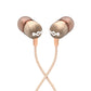 Marley Wired Earbuds | Smile Jamaica | Built-in microphone | USB Type-C | Copper