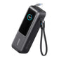 Anker Zolo Powerbank | A1695H11 | 25000 mAh | Built-In USB-C and Retractable Cable) | Grey