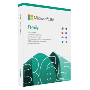 SW RET MICROSOFT 365 FAMILY/ENG P10 1Y 6GQ-01897 MS