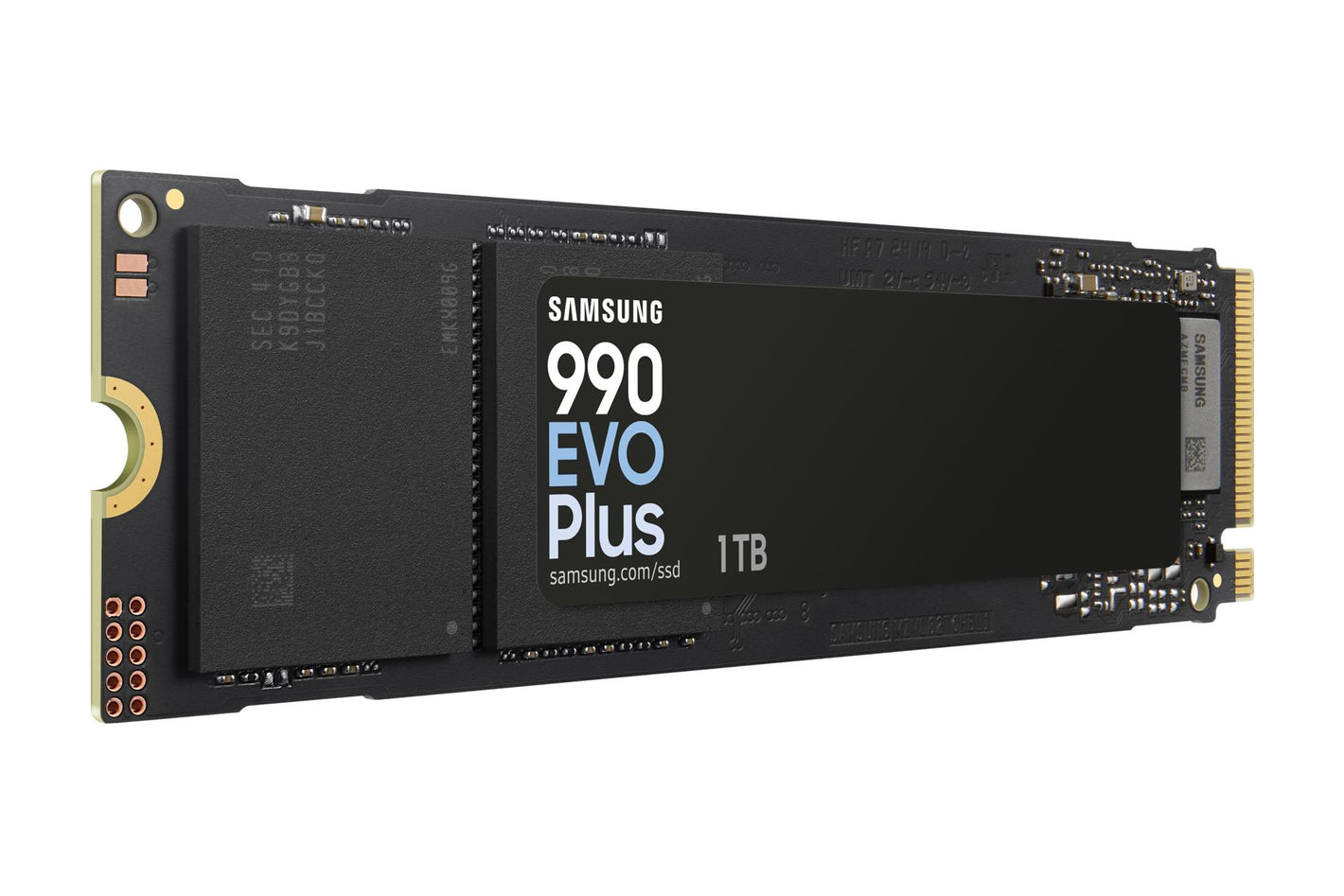 SSD|SAMSUNG|990 EVO Plus|1TB|M.2|PCIe Gen5|NVMe|TLC|Write speed 6300 MBytes/sec|Read speed 7150 MBytes/sec|2.38mm|TBW 1200 TB|MZ-V9S1T0BW
