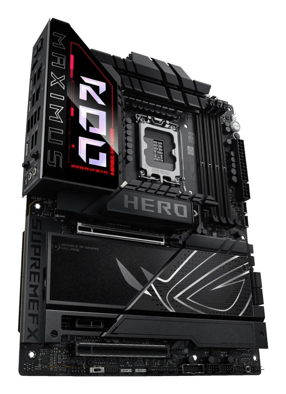 Mainboard|ASUS|Intel Z890|LGA1851|ATX|Memory DDR5|Memory slots 4|1xPCI-Express 4.0 1x|1xPCI-Express 4.0 16x|1xPCI-Express 5.0 16x|6xM.2|1xHDMI|1xAudio-In|1xAudio-Out|4xUSB 3.0|4xUSB 3.1|1xUSB-C|2xUSB-C w/Thunderbolt|1xOptical S/PDIF|2xRJ45|ROGMAXIMUS...