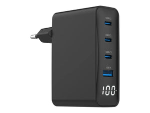 GEMBIRD 4-port 100W GaN USB fast charger