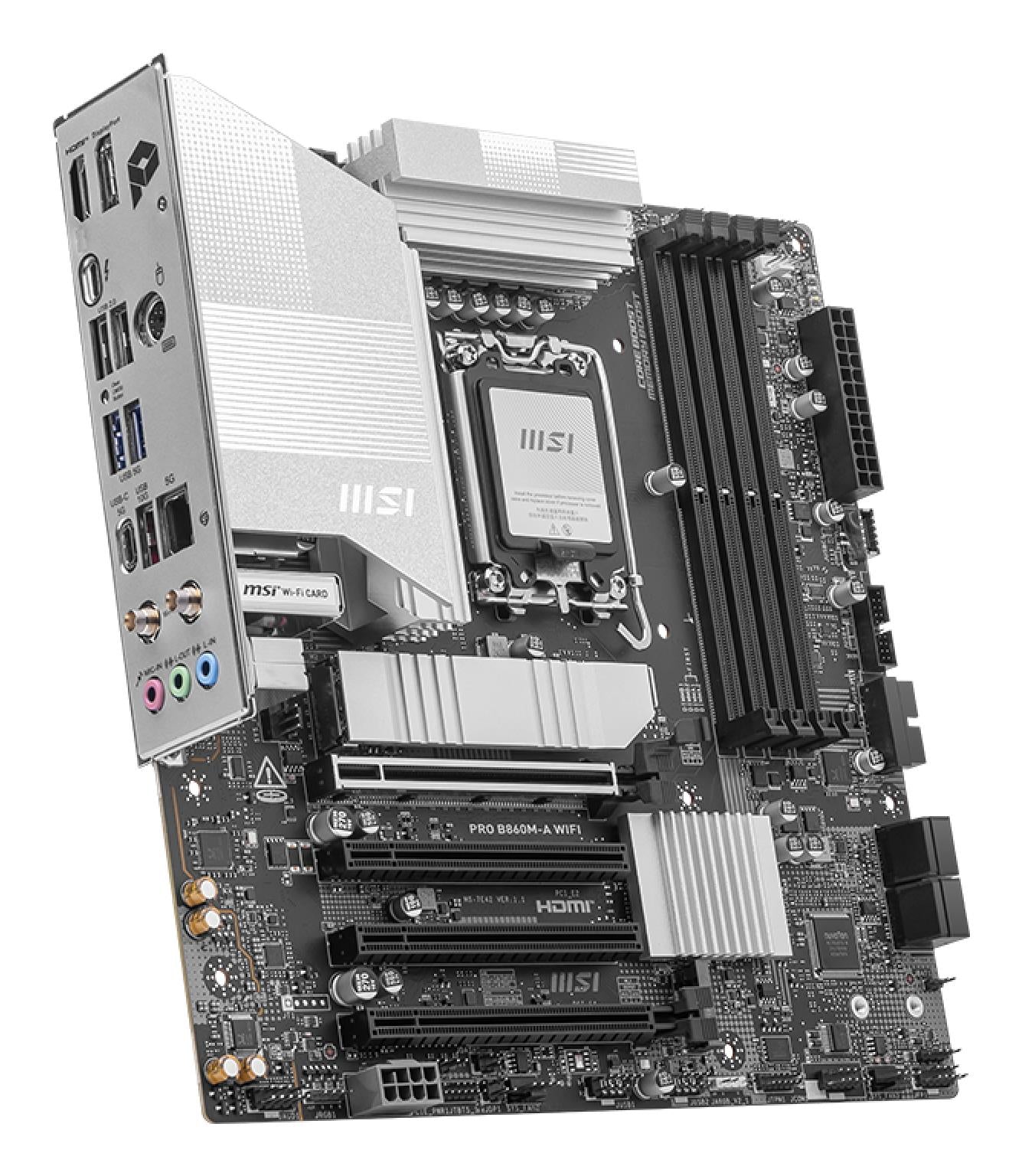 Mainboard|MSI|Intel B860 Express|LGA1851|Micro-ATX|Memory DDR5|Memory slots 4|PROB860M-AWIFI