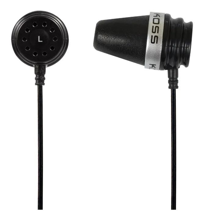 Koss | Headphones | Sparkplug | Wired | In-ear | Noise canceling | Black