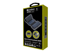 SANDBERG Solar 6-Panel Powerbank 20000