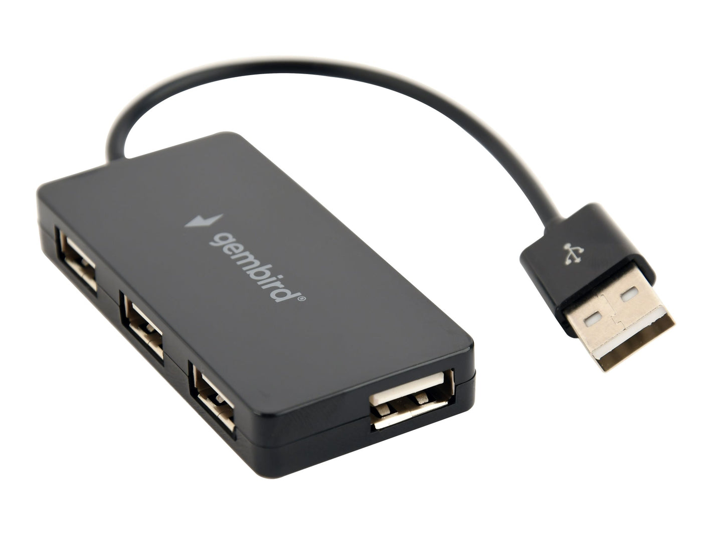 GEMBIRD USB 2.0 4-port hub black