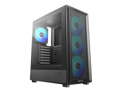 Deepcool Case | CC550 4F | Mid Tower | ATX PS2 (maximum length: 180 mm) | Black