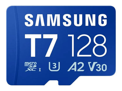 Samsung MicroSD card | T7 | 128 GB | microSDXC | Flash memory class U3, V30, A2
