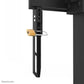 NEOMOUNTS BY NEWSTAR MOTORISED WALL STAND INCL. STORAGE BOX, 10 CM. WHEELS VESA 100X100 UP TO 800X600 BLACK