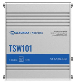 Switch|TELTONIKA|TSW101|5xRJ45|PoE ports 4|60 Watts|TSW101