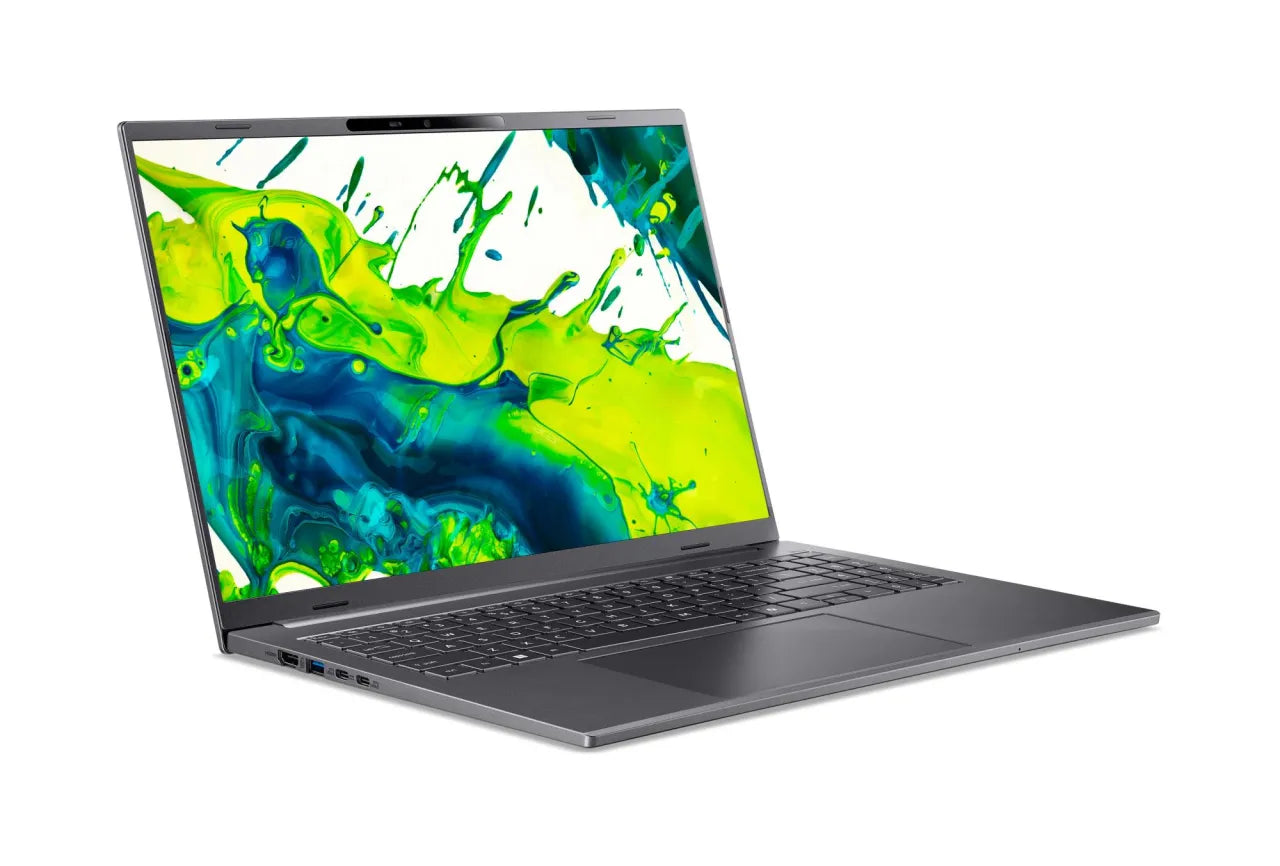 Notebook|ACER|Aspire|Aspire 16 AI|A16-11M-X4X3|CPU  Qualcomm Snapdragon|X X1-26-100|3000 MHz|16"|1920x1200|RAM 16GB|LPDDR5x|SSD 512GB|Qualcomm Adreno GPU|Integrated|ENG|Card Reader microSD|Windows 11 Home|Steel Grey|1.55 kg|NX.JLNEL.001