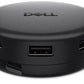 Dell Pro 7-in-1 USB-C Travel Hub - DA326 | Black