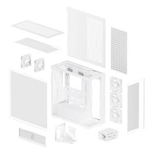 Case|ARCTIC|Xtender VG (White)|Case product features Transparent panel|Not included|Colour White|ACPCC00017A
