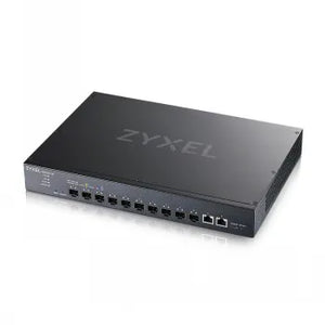 ZYXEL XS1935-12F, 10-PORT 10G L3 SMART MANAGED FIBER SWITCH, 2 MULTI-GIGABIT PORTS, HYBRID MODE, STANDALONE OR NEBULAFLEX CLOUD