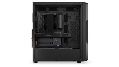Case|ENDORFY|Regnum 400 Air|MidiTower|Case product features Transparent panel|Not included|ATX|MicroATX|MiniITX|Colour Black|EY2A008