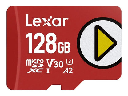 Lexar PLAY | 128 GB | microSDXC | Flash memory class 10