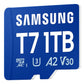 MEMORY MICRO SDXC T7 1TB/V30 MB-MB1T0T/WW SAMSUNG