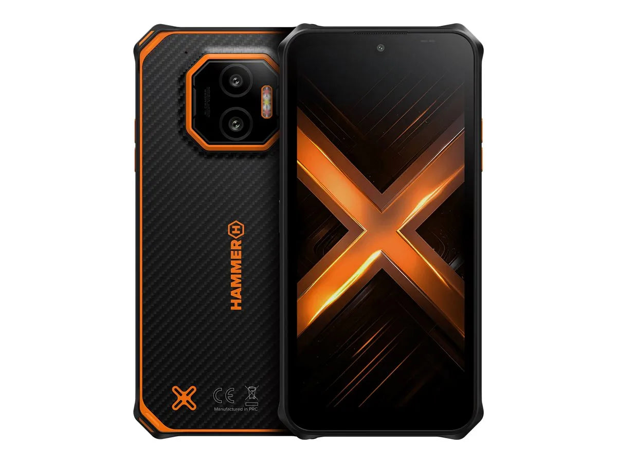 Hammer | Energy X2 | Black/Orange | 6.1 " | IPS | 1560 x 720 pixels | Mediatek | Dimensity 6300 | Internal RAM 6 GB | 128 GB | microSD | Dual SIM | 4G | 5G | Main camera resolution 50 MP | Android | 15 | 5000 mAh