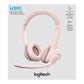 LOGI H390 USB Computer Headset - ROSE