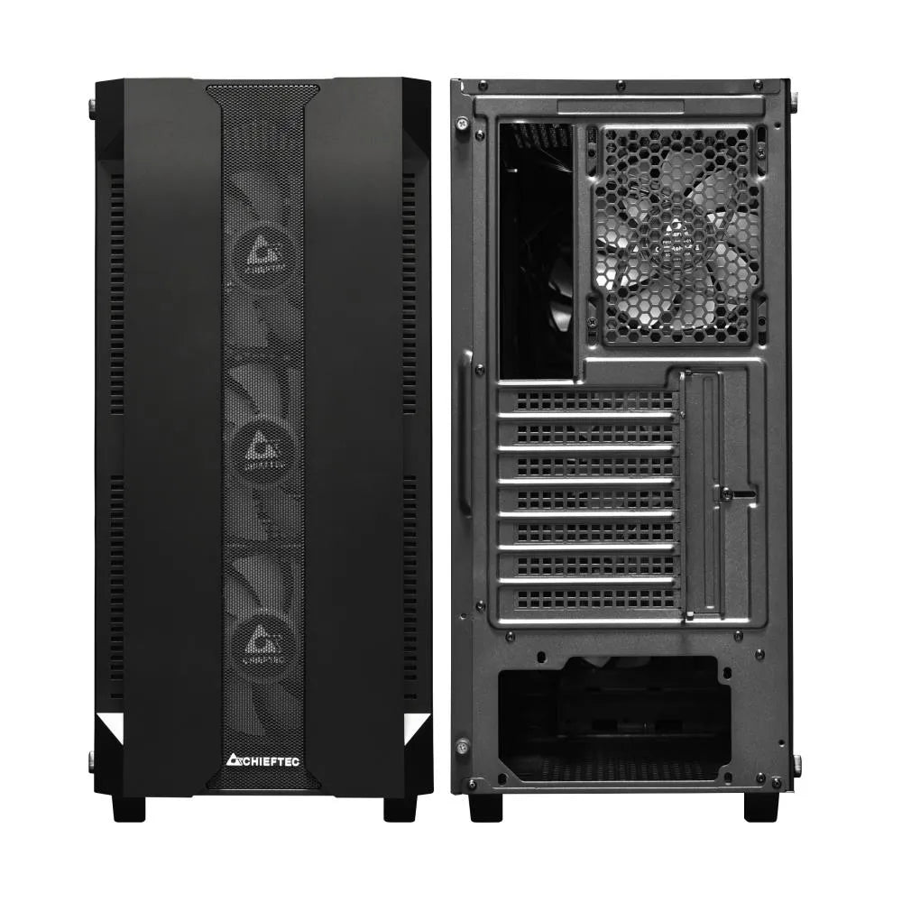 Case|CHIEFTEC|HUNTER|MidiTower|Not included|ATX|MiniITX|Colour Black|GS-01B-OP