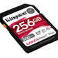 MEMORY SDXC 256GB C10/SDR2/256GB KINGSTON