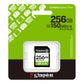 Kingston Canvas Select Plus | 256 GB | SD | Flash memory class Class 10, UHS-I, U1/U3, Video Class 10/30