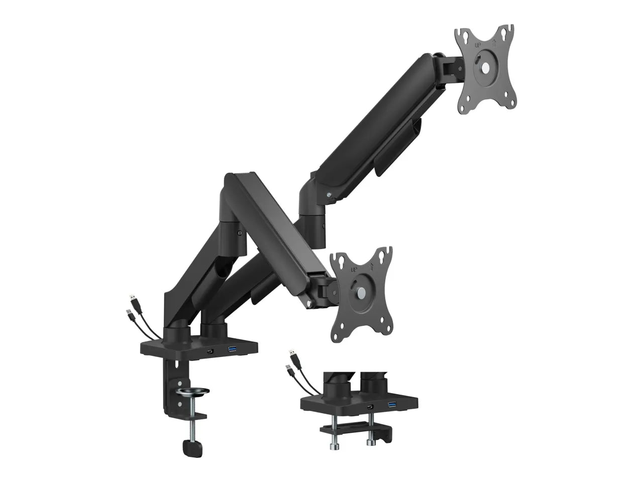 GEMBIRD Adjustable desk 2-display