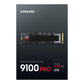 SSD|SAMSUNG|9100 PRO|2TB|M.2|PCIe Gen5|NVMe|TLC|Write speed 13400 MBytes/sec|Read speed 14700 MBytes/sec|2.38mm|TBW 1200 TB|MZ-VAP2T0BW