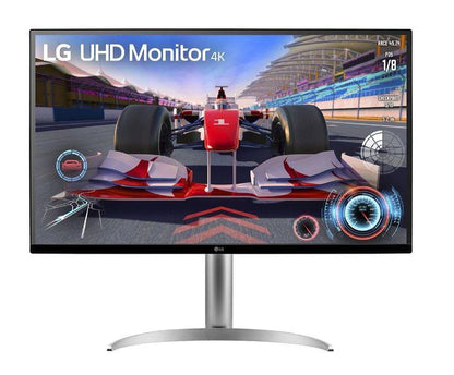 LCD Monitor|LG|31.5"|Panel VA|3840x2160|16:9|144 Hz|Matte|5 ms|Speakers|Pivot|Height adjustable|Tilt|Colour Black / White|32UQ750P-W