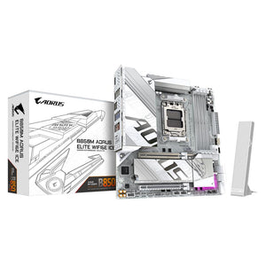 Mainboard|GIGABYTE|SAM5|Micro-ATX|Memory DDR5|Memory slots 4|1xPCI-Express 3.0 16x|1xPCI-Express 5.0 16x|2xM.2|1xHDMI|1xDisplayPort|4xUSB 2.0|7xUSB 3.2|2xUSB-C|1xOptical S/PDIF|1xRJ45|2xAudio port|B850MAELTWF6EICE