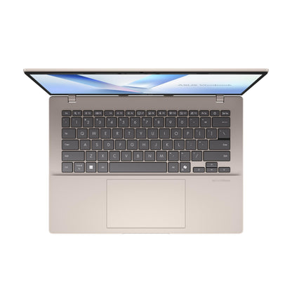 Notebook|ASUS|VivoBook Series|X1407QA-LY045W|CPU  Snapdragon|X X1-26-100|3000 MHz|14"|1920x1200|RAM 16GB|LPDDR5x|SSD 512GB|Qualcomm Adreno GPU|Integrated|ENG|Windows 11 Home|Platinum|1.49 kg|90NB1602-M005R0